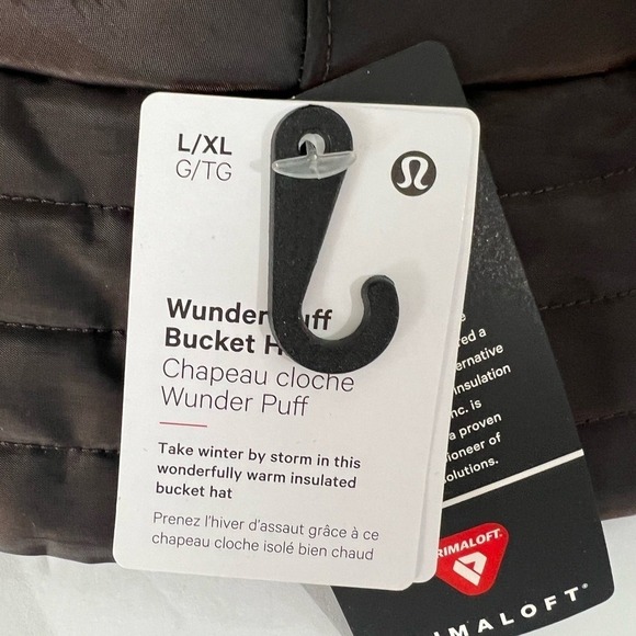 Lululemon NWT Wunder Puff Unisex Bucket Hat Insulated Fleece L/XL Shimmer Brown main image 4